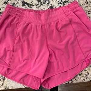 Sonic Pink Hotty Hot 4” shorts size 12